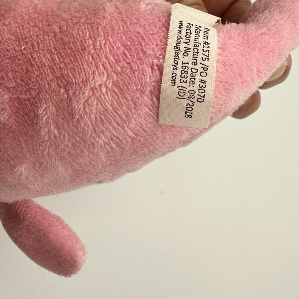 Douglas Pink Narwhal Plush Stuffed Animal 13 Inch Soft Whale Unicorn Sea Toy - Picture 9 of 10